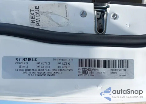 2019 Dodge Charger Sxt Rwd из США, поврежденный, VIN 2C3CDXBG6KH702704